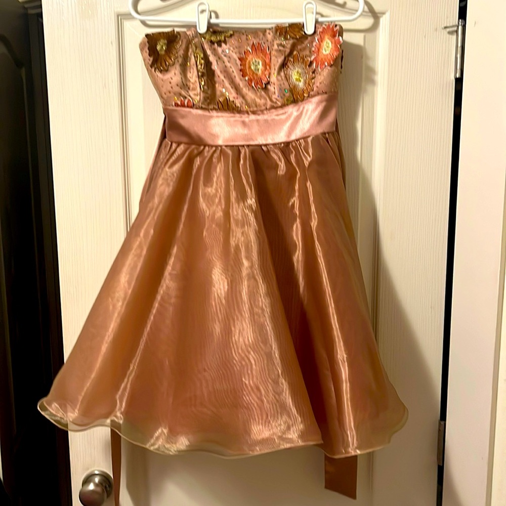 Sweetheart dance dress.